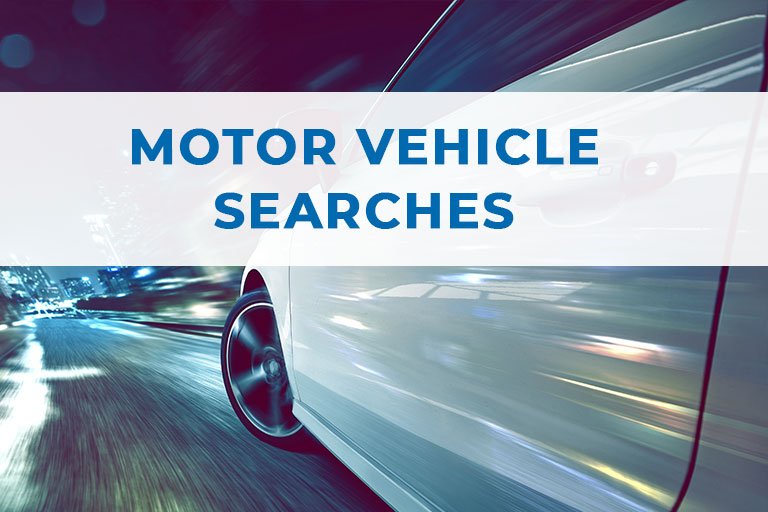 Motor Vehicle Searches