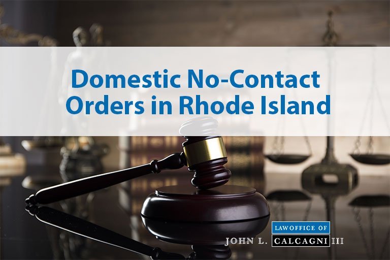 Domestic No-Contact Orders in Rhode Island