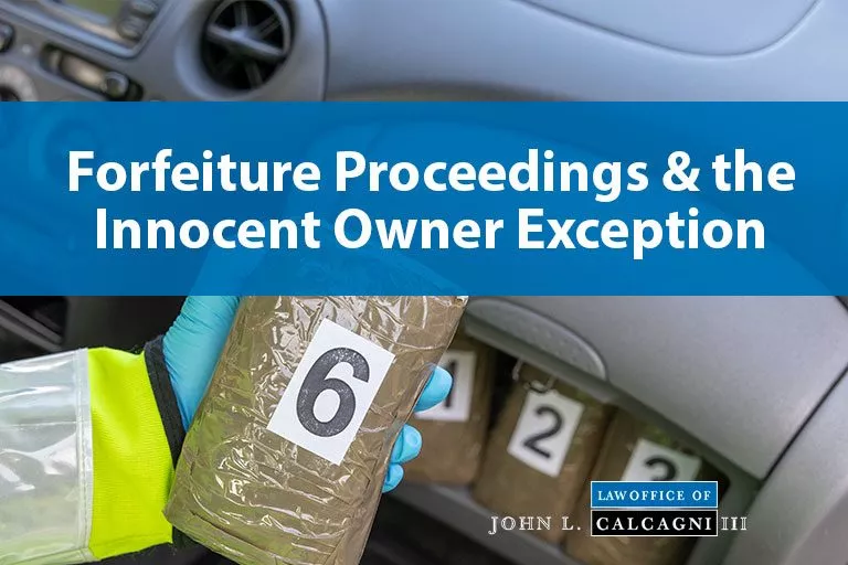 An Overview of Forfeiture Proceedings and the Innocent Owner Exception