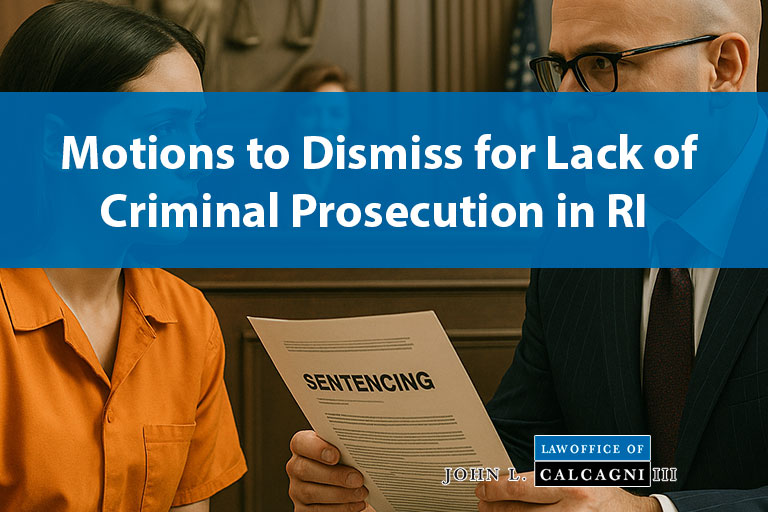 Motions to Dismiss for Lack of Criminal Prosecution in Rhode Island Felony Cases for Defendants Held Without Bail for More Than Six Months