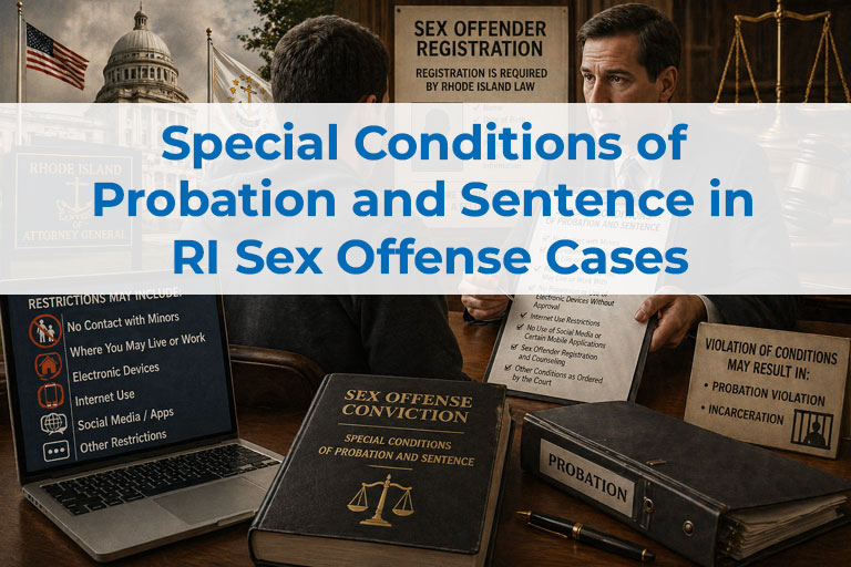 Special Conditions of Probation and Sentence in Rhode Island Sex Offense Cases