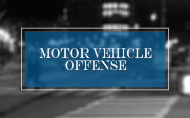 Motor Vehicle Offenses